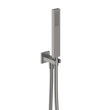 Brushed nickel spalvos dušo išvadas su galvute ir žarna Teorema SLOPE Brushed nickel spalvos dušo išvadas su galvute ir žarna Teorema SLOPE