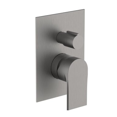 Brushed nickel spalvos potinkinė dušo sistema Teorema Slope