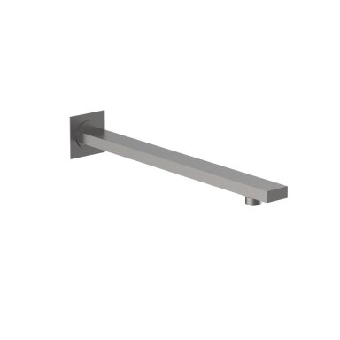 Brushed nickel spalvos sieninis dušo galvos laikiklis Teorema SLOPE 38 cm