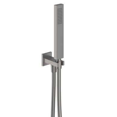 Brushed nickel spalvos potinkinė dušo sistema Teorema Slope 3 Brushed nickel spalvos potinkinė dušo sistema Teorema Slope 3