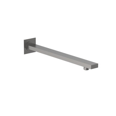 Brushed nickel spalvos sieninis dušo galvos laikiklis Teorema SLOPE 38 cm Brushed nickel spalvos sieninis dušo galvos laikiklis Teorema SLOPE 38 cm