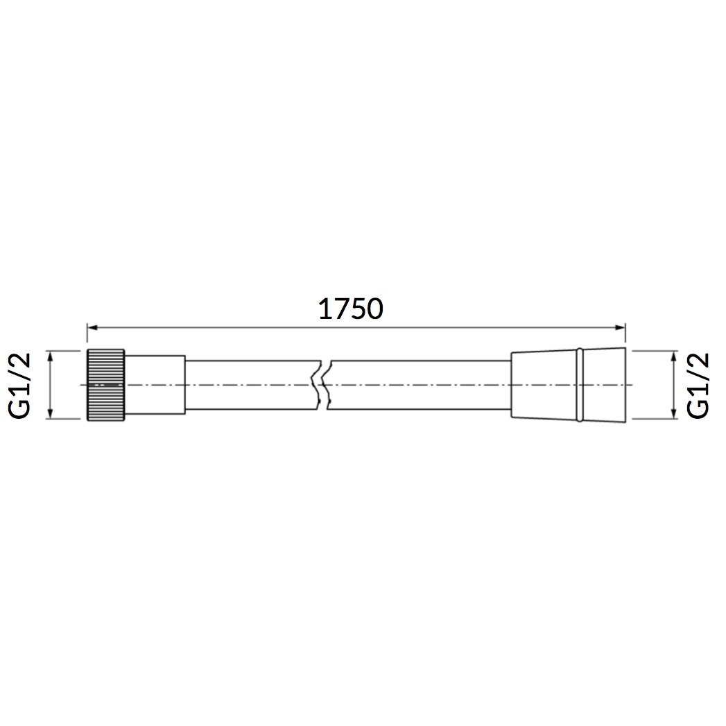 Dušo žarna Omnires 024-XCR 175 cm 1 Dušo žarna Omnires 024-XCR 175 cm 1