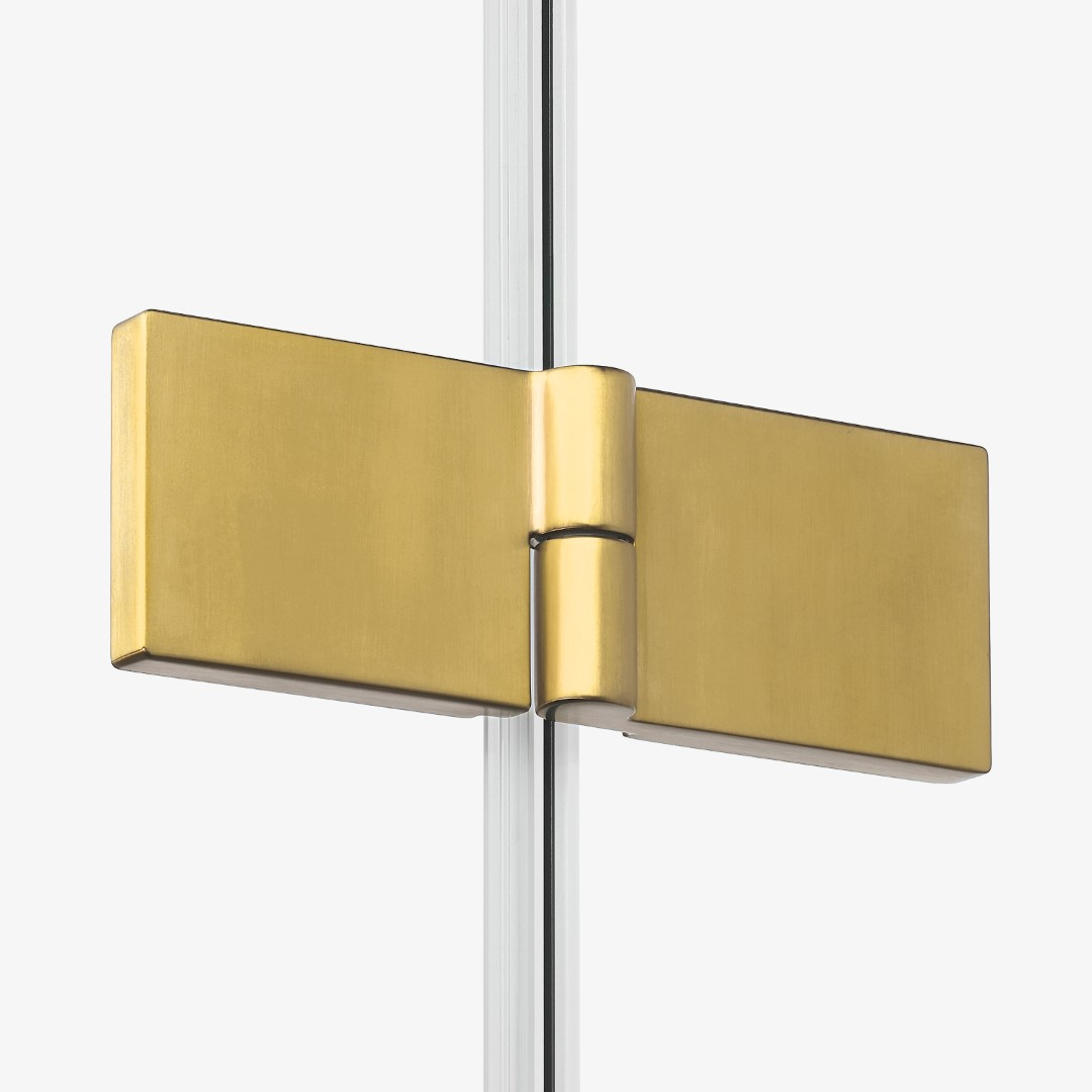 Dušo durys New Trendy Nesta Gold Brushed, pasirenkamas dydis ir pusė 2