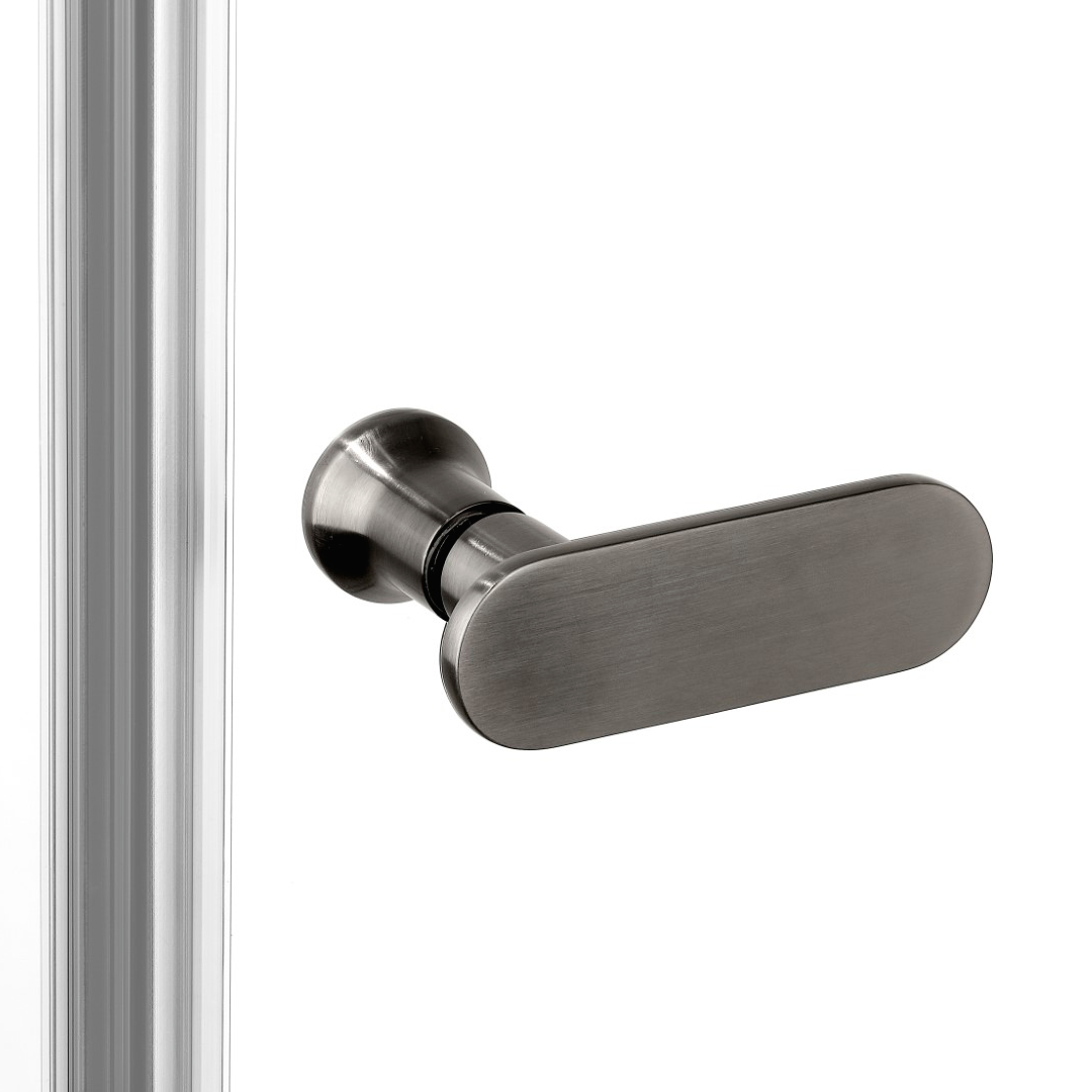 Dušo kabina New Trendy New Soleo Gunmetal Brushed su papildoma sienele, pasirenkamas dydis 3