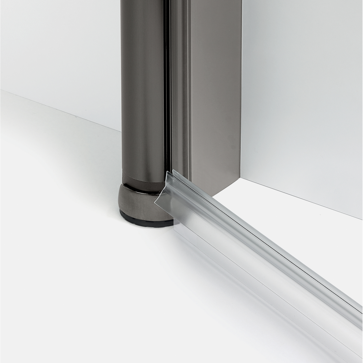 Dušo kabina New Trendy New Soleo Gunmetal Brushed dvigubų durų, pasirenkamas dydis 4 Dušo kabina New Trendy New Soleo Gunmetal Brushed dvigubų durų, pasirenkamas dydis 4