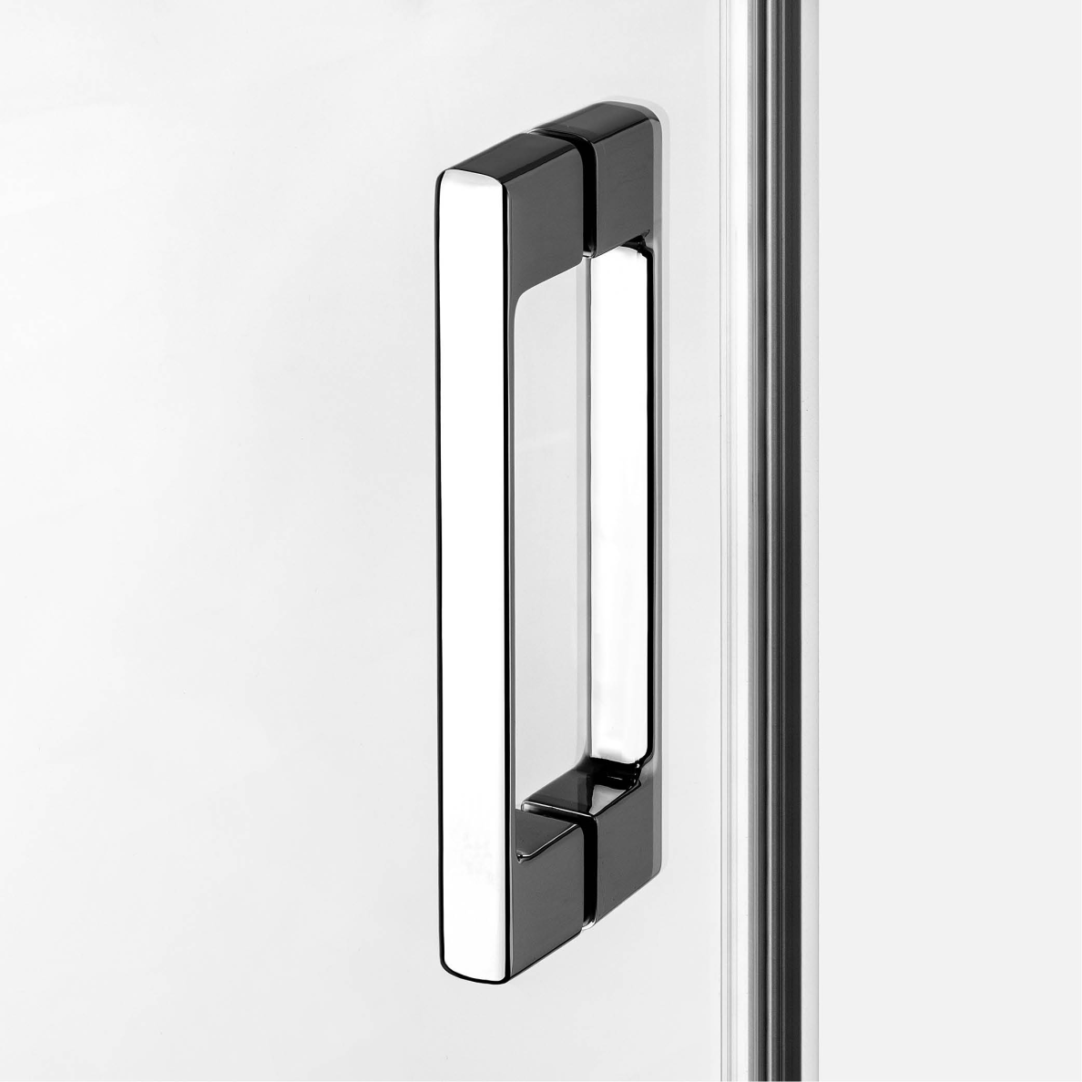 Dušo kabina New Trendy Prime Chrome square, pasirenkamas dydis ir pusė 3 Dušo kabina New Trendy Prime Chrome square, pasirenkamas dydis ir pusė 3