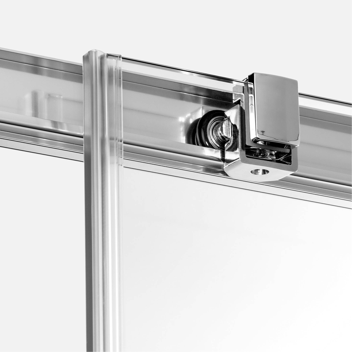 Dušo kabina New Trendy Prime Chrome square, pasirenkamas dydis ir pusė 4 Dušo kabina New Trendy Prime Chrome square, pasirenkamas dydis ir pusė 4