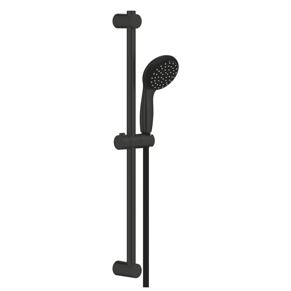 Dušo komplektas GROHE QUICKFIX VITALIO START 100, juodas matinis