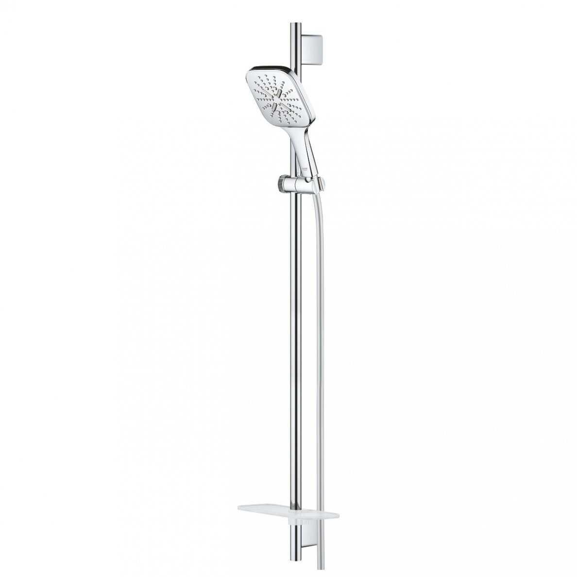Dušo komplektas Grohe RAINSHOWER SMARTACTIVE 130 CUBE su lentynėle 2 Dušo komplektas Grohe RAINSHOWER SMARTACTIVE 130 CUBE su lentynėle 2
