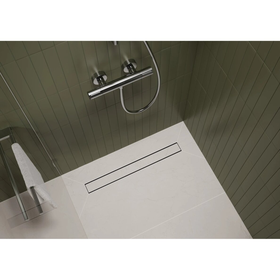 Dušo latakas Hansgrohe RainDrain Go su dvipusėmis grotelėmis (dydžių pasirinkimas) 4 Dušo latakas Hansgrohe RainDrain Go su dvipusėmis grotelėmis (dydžių pasirinkimas) 4