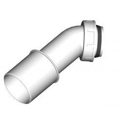 Dušo padėklo sifonas su chromuotu ventiliu,90 mm (28 l/min) + Dušo sifono prijungimo alkūnė 2