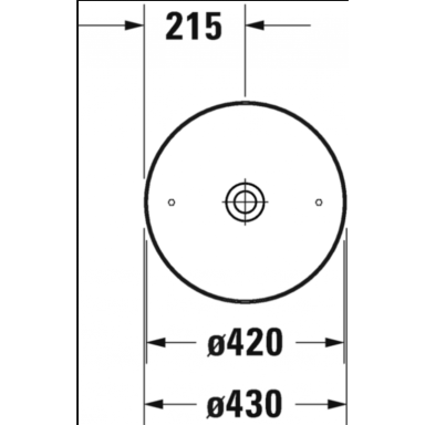 Duravit Cape Cod pastatomas praustuvas 430mm Duravit Cape Cod pastatomas praustuvas 430mm