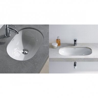 Duravit D-Code iš apačios montuojamas praustuvas 495x290 Duravit D-Code iš apačios montuojamas praustuvas 495x290
