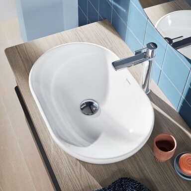 Duravit D-Neo pastatomas ant stalviršio praustuvas 600x400 Duravit D-Neo pastatomas ant stalviršio praustuvas 600x400