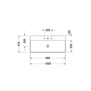 Duravit DuraSquare praustuvas 1000x470 (keraminis dangtelis komplekte) Duravit DuraSquare praustuvas 1000x470 (keraminis dangtelis komplekte)