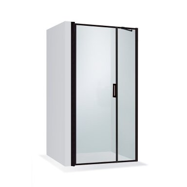 Dušo durys Brasta Glass RITA Nero Frame