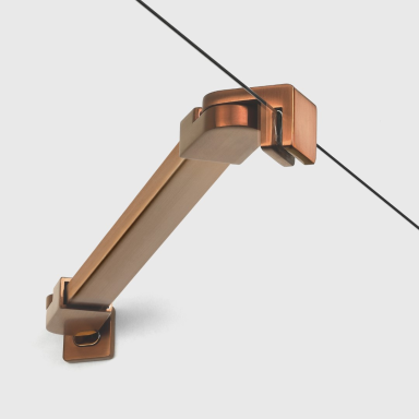Dušo durys New Trendy Nesta Copper Brushed, pasirenkamas dydis ir pusė