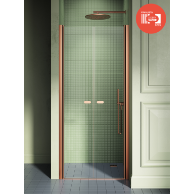 Dušo durys New Trendy New Soleo Copper Brushed, dvigubos, pasirenkamas dydis Dušo durys New Trendy New Soleo Copper Brushed, dvigubos, pasirenkamas dydis