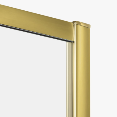Dušo durys New Trendy Prime Gold Brushed, pasirenkamas dydis ir pusė