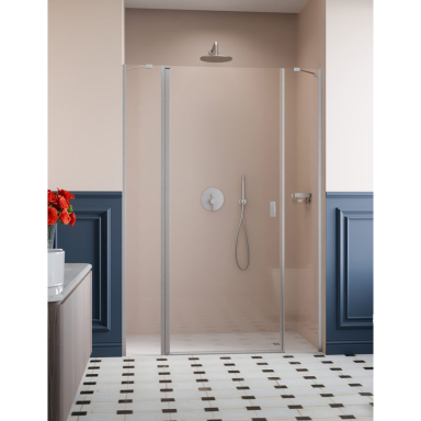Dušo durys Radaway Nes Brushed Nickel DWJS, skaidrus stiklas Dušo durys Radaway Nes Brushed Nickel DWJS, skaidrus stiklas