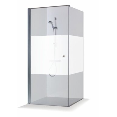 Dušo kabina Brasta Glass KRISTINA su SECRET 70 matine juosta, 90x90x200cm