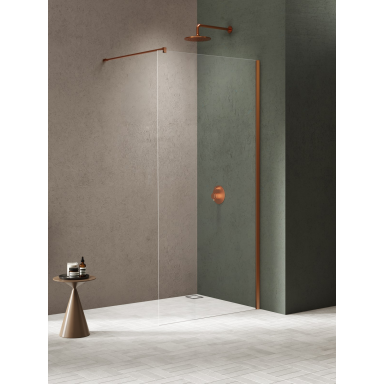 Dušo sienelė New Trendy Nesta Copper Brushed, pasirenkami dydžiai Dušo sienelė New Trendy Nesta Copper Brushed, pasirenkami dydžiai