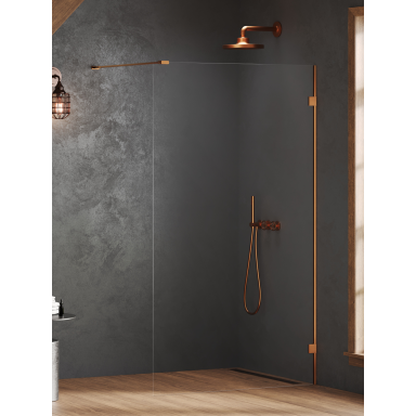 Dušo sienelė New Trendy Oxia COPPER BRUSHED, pasirenkamas dydis Dušo sienelė New Trendy Oxia COPPER BRUSHED, pasirenkamas dydis