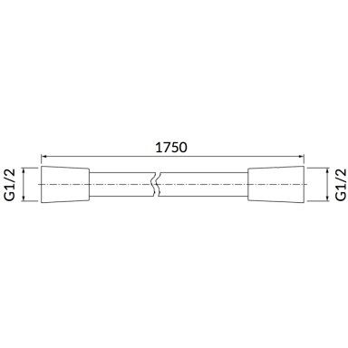 Dušo žarna Omnires Silver-X-175SL Dušo žarna Omnires Silver-X-175SL