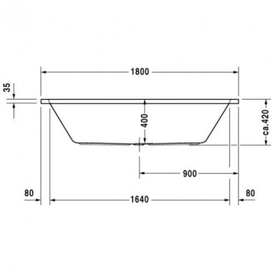 Duravit vonia D-Code 1800x800 3 Duravit vonia D-Code 1800x800 3