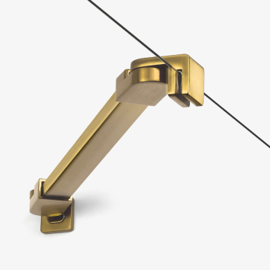 Dušo durys New Trendy Nesta Gold Brushed, pasirenkamas dydis ir pusė 1 Dušo durys New Trendy Nesta Gold Brushed, pasirenkamas dydis ir pusė 1