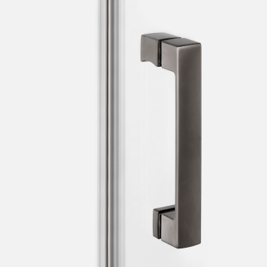 Dušo durys New Trendy Nesta Gunmetal Brushed, pasirenkamas dydis ir pusė 3