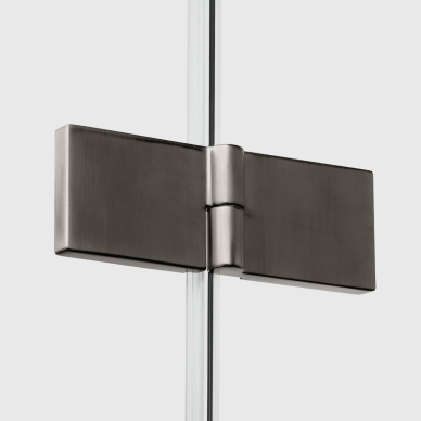 Dušo durys New Trendy Nesta Gunmetal Brushed, pasirenkamas dydis ir pusė 1 Dušo durys New Trendy Nesta Gunmetal Brushed, pasirenkamas dydis ir pusė 1