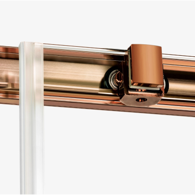 Dušo durys New Trendy Prime Copper Brushed, pasirenkamas dydis ir pusė 1