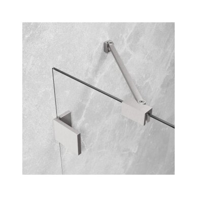 Dušo durys Radaway Essenza Pro Brushed Nickel DWJ 2