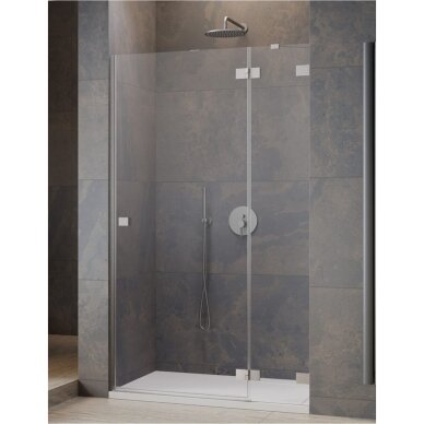 Dušo durys Radaway Essenza Pro Brushed Nickel DWJ