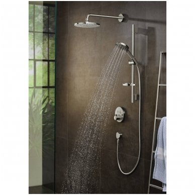 Dušo galvutė Hansgrohe Raindance Select S 26014000 trijų srovių, su PowderRain 3 Dušo galvutė Hansgrohe Raindance Select S 26014000 trijų srovių, su PowderRain 3