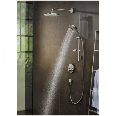 Dušo galvutė Hansgrohe Raindance Select S 26014000 trijų srovių, su PowderRain 2 Dušo galvutė Hansgrohe Raindance Select S 26014000 trijų srovių, su PowderRain 2