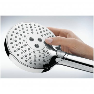 Dušo galvutė Hansgrohe Raindance Select S 26014000 trijų srovių, su PowderRain 5