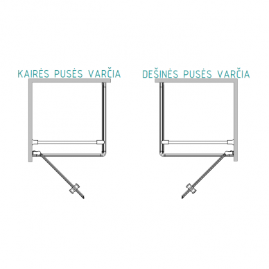 Dušo kabina Brasta Glass Nora 1