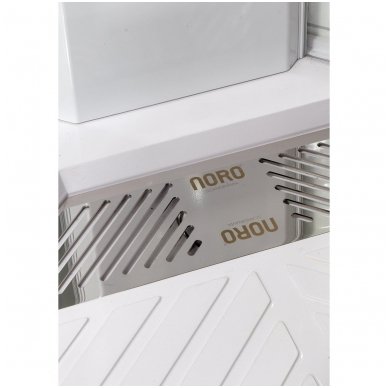Dušo kabina-boksas Noro Wave su termostatiniu maišytuvu, 90x90cm 2