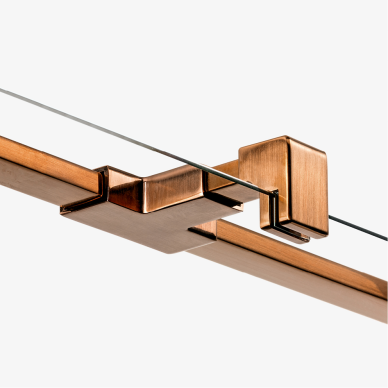Dušo kabina New Trendy Avexa Copper Brushed, pasirenkamas dydis ir pusė 6 Dušo kabina New Trendy Avexa Copper Brushed, pasirenkamas dydis ir pusė 6