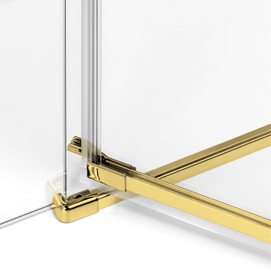 Dušo kabina New Trendy Avexa Gold Brushed 2D, pasirenkamas dydis 2