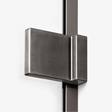 Dušo kabina New Trendy Avexa Gunmetal Brushed, pasirenkamas dydis ir pusė 2