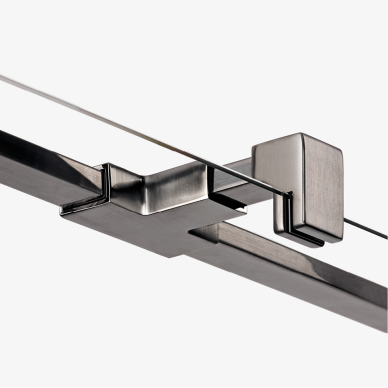 Dušo kabina New Trendy Avexa Gunmetal Brushed, pasirenkamas dydis ir pusė 7 Dušo kabina New Trendy Avexa Gunmetal Brushed, pasirenkamas dydis ir pusė 7