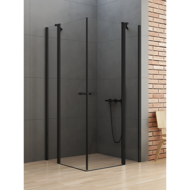 Dušo kabina New Trendy New Soleo Black dvigubų durų, pasirenkamas dydis Dušo kabina New Trendy New Soleo Black dvigubų durų, pasirenkamas dydis