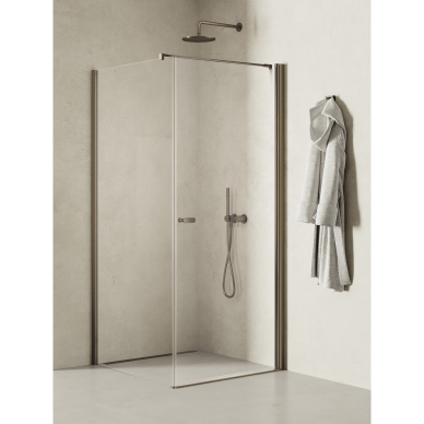 Dušo kabina New Trendy New Soleo Gunmetal Brushed, pasirenkamas dydis Dušo kabina New Trendy New Soleo Gunmetal Brushed, pasirenkamas dydis