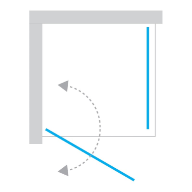 Dušo kabina New Trendy New Soleo, pasirenkamas dydis 3 Dušo kabina New Trendy New Soleo, pasirenkamas dydis 3