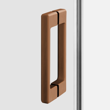 Dušo kabina New Trendy Prime Copper BRUSHED square, pasirenkamas dydis ir pusė 3 Dušo kabina New Trendy Prime Copper BRUSHED square, pasirenkamas dydis ir pusė 3