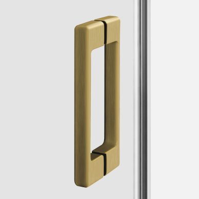 Dušo kabina New Trendy Prime Gold BRUSHED square, pasirenkamas dydis ir pusė 3 Dušo kabina New Trendy Prime Gold BRUSHED square, pasirenkamas dydis ir pusė 3