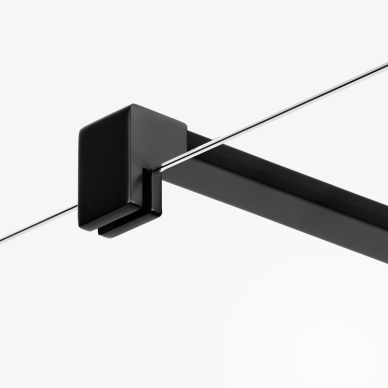 Dušo sienelė New Trendy Nesta Black Brushed, pasirenkami dydžiai 2